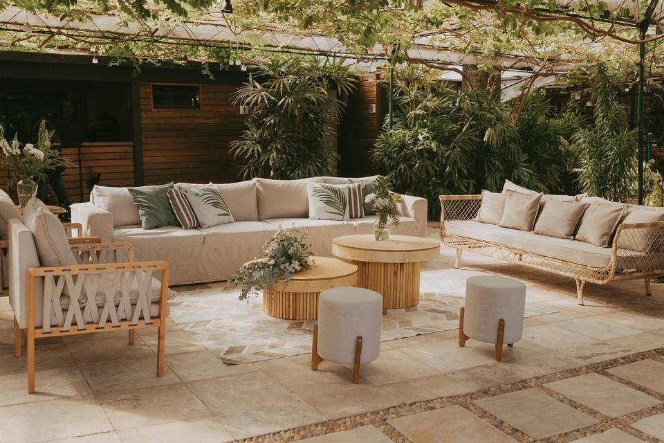 Lounge para convidados
