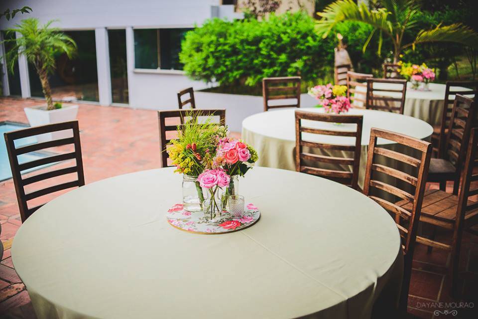 Mesa e cadeira casamento