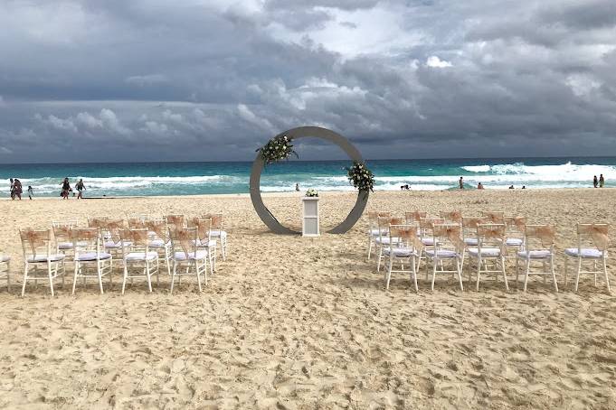 Casamento pé na areia