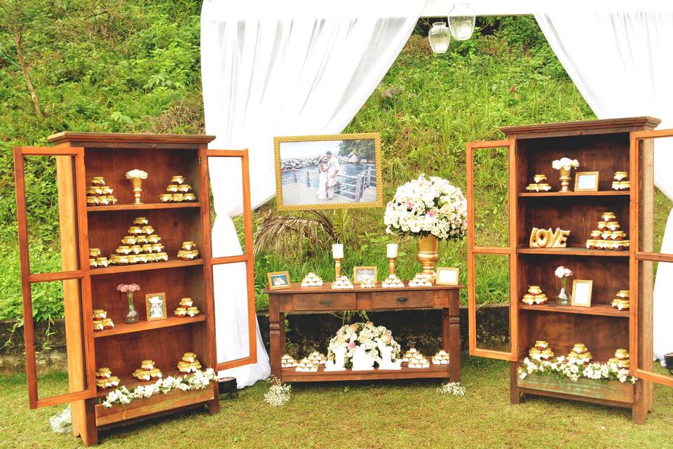 Estante Rustica casamento