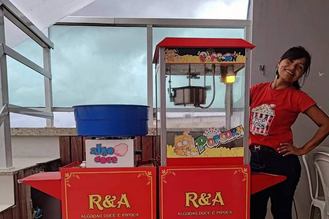 Estação pipoca e algodão doce