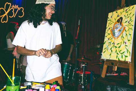 Pintura ao vivo - Show Pietra