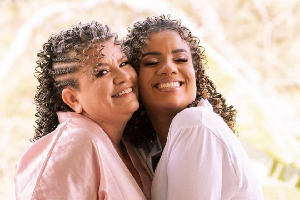 Noiva e mamãe