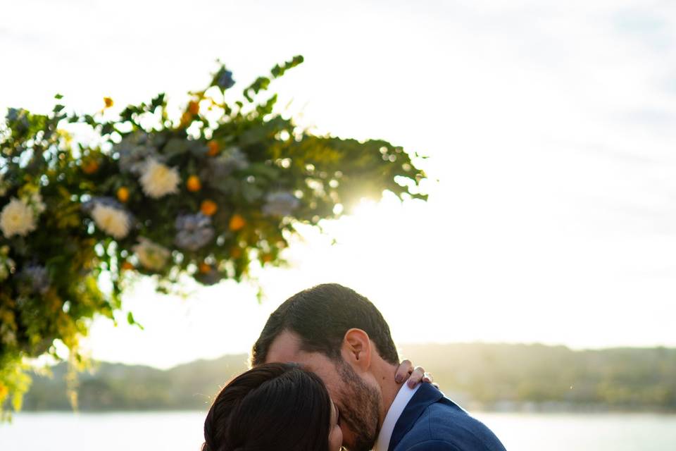 O beijo de Isabelle e Gustavo