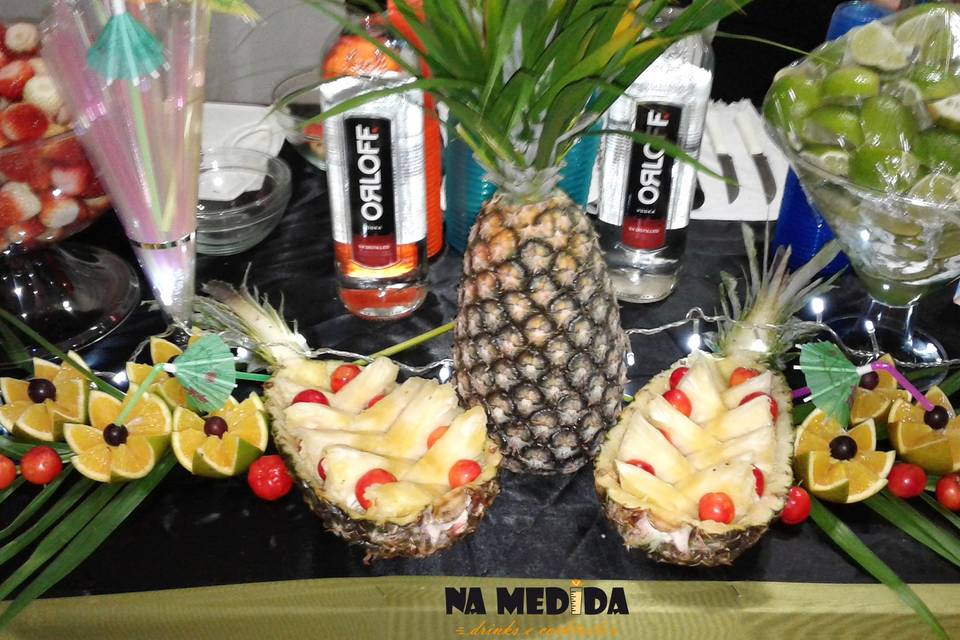 Decoração em frutas