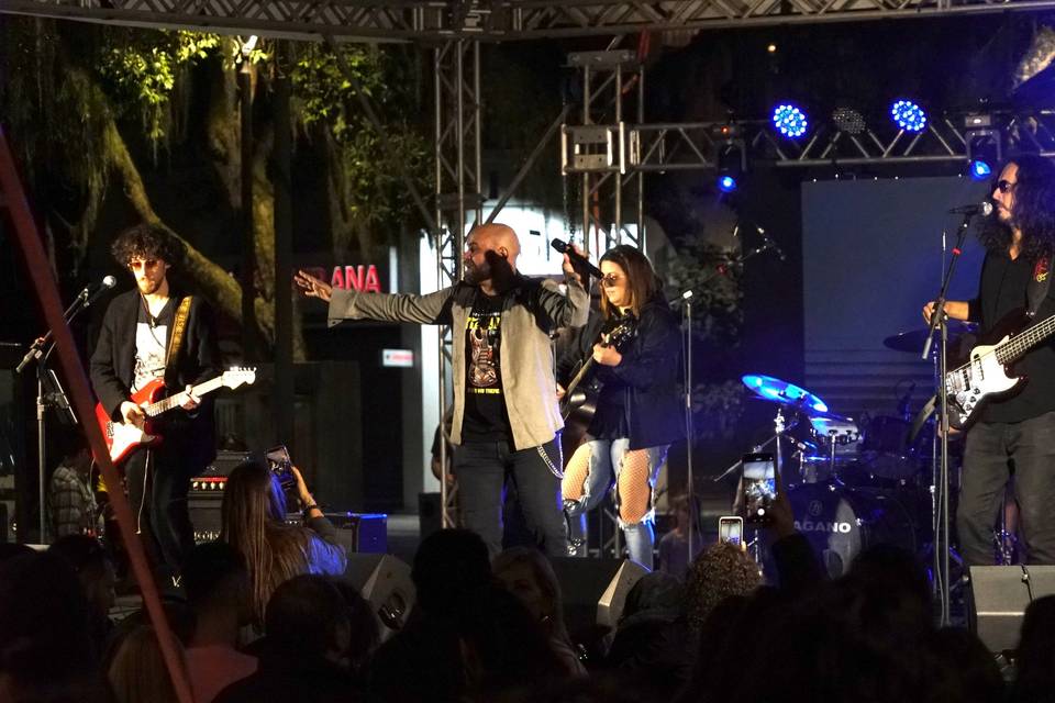 Show no Centro de Itajaí
