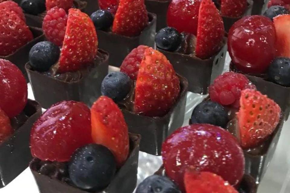 Trio de frutas vermelhas