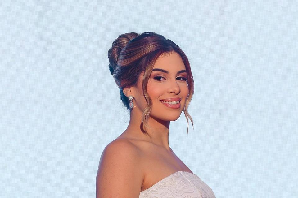 Maquiagem e penteado