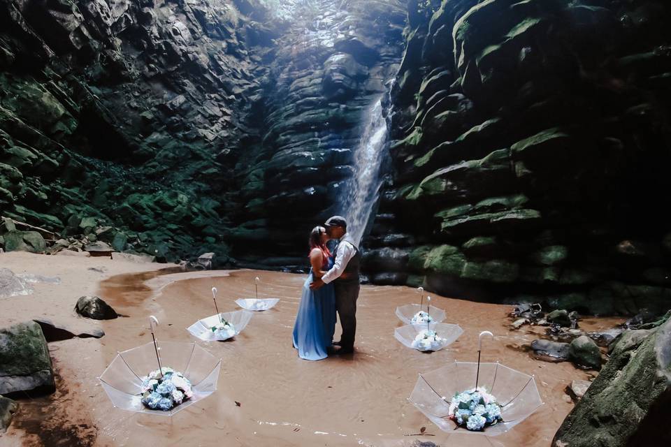 Casamento na cachoeira