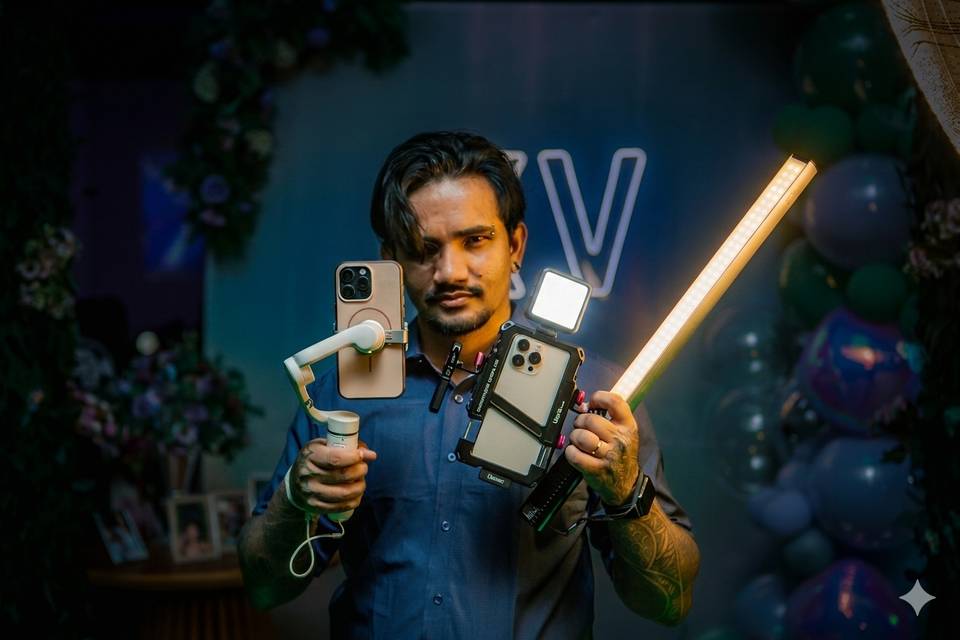 Bastidores da produção mostran