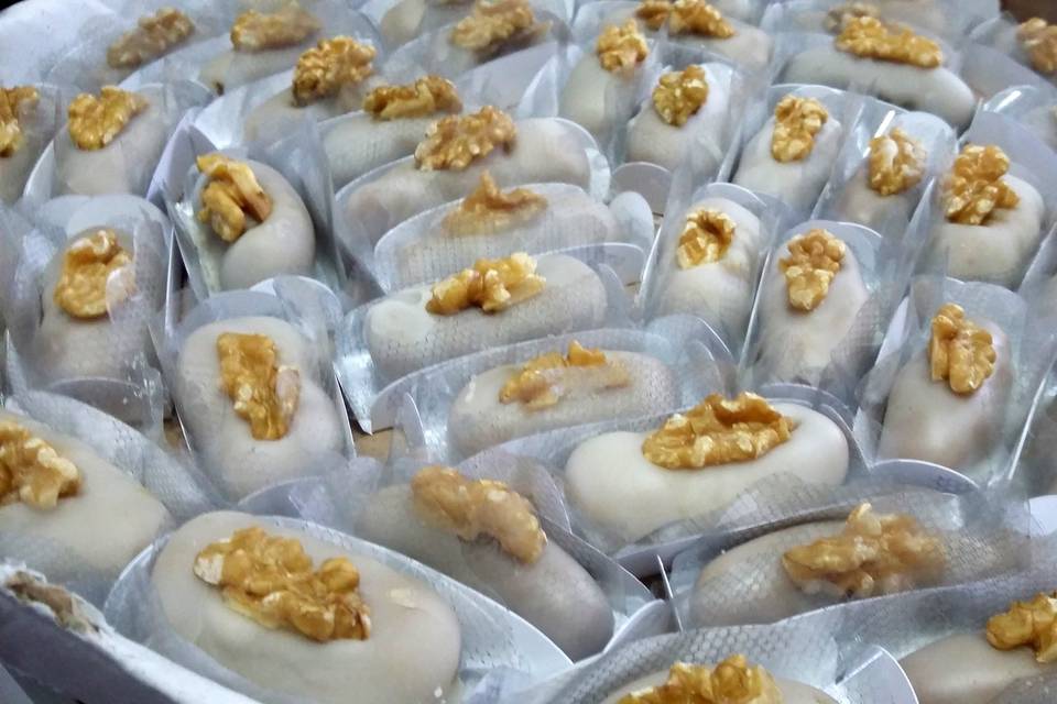 Camafeu de nozes com fondant