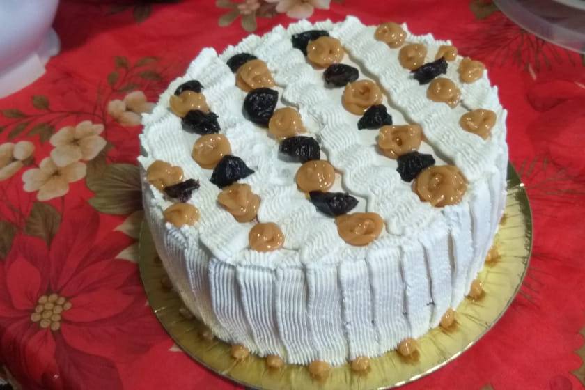 Ameixa com doce de leite