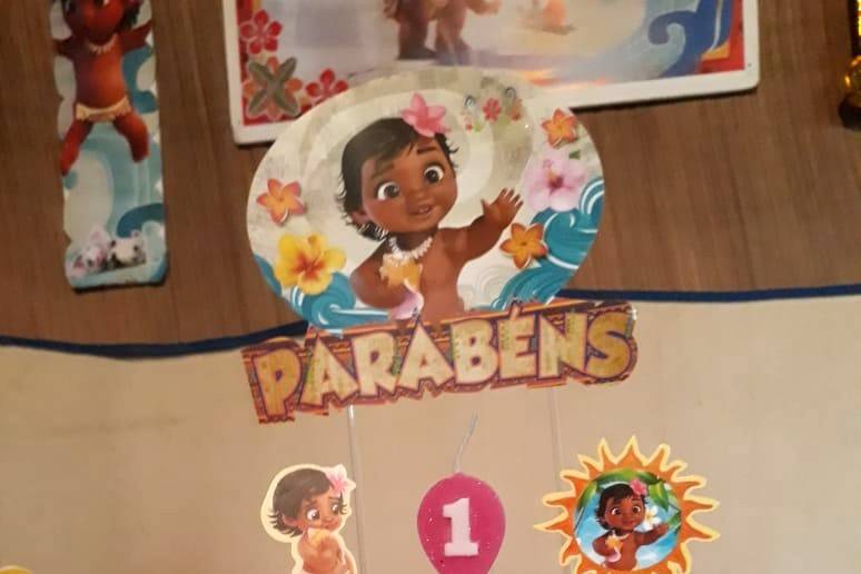 Decorado Moana bebê