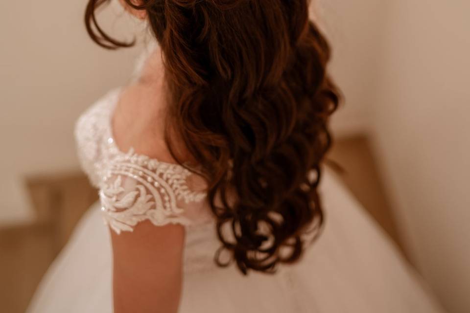 Penteado semi preso