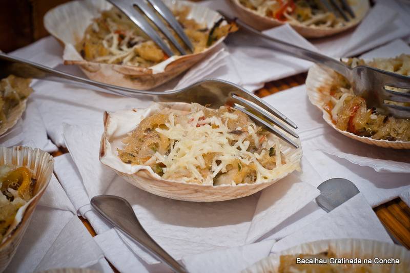 Bacalhau gratinado