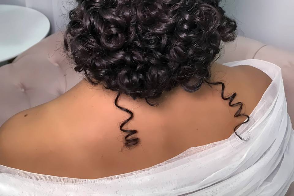 Penteado cacheado