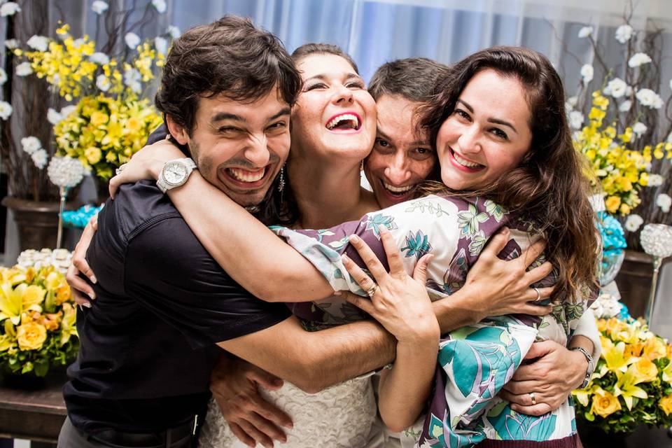 Abraço de amigos