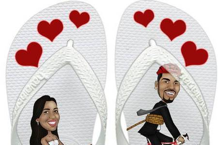 Chinelo personalizado