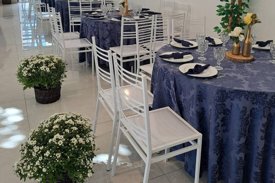 Salão decorado para Casamento