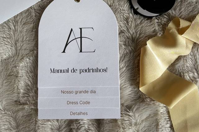 Convite e manual de padrinhos