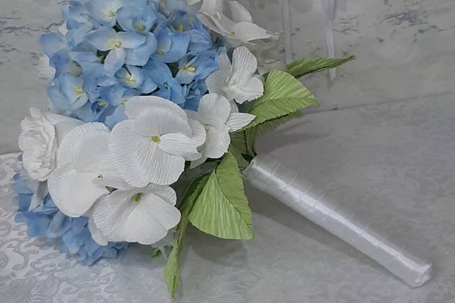 Buquê e porta alianças