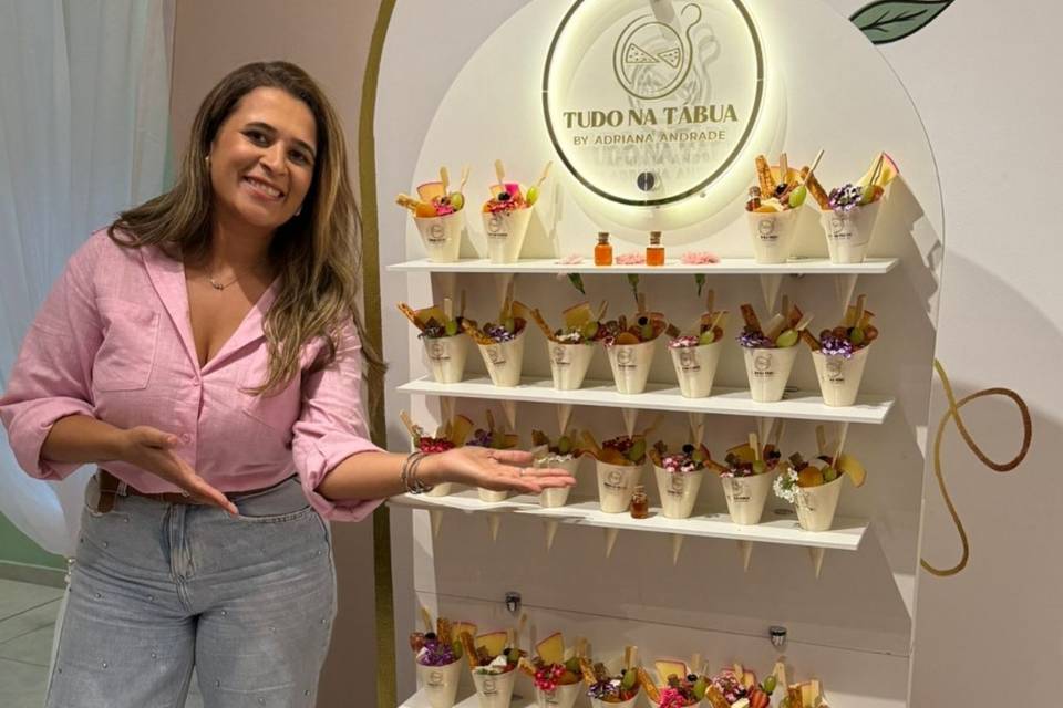 Painel expositor de cones