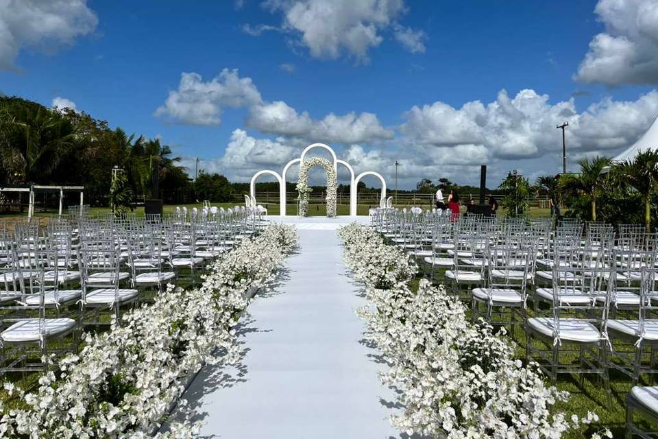 Cerimônia ar livre