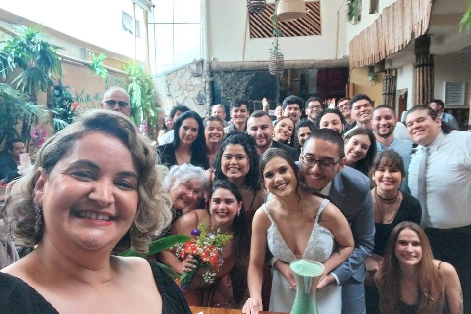 A 1a selfie de casados.