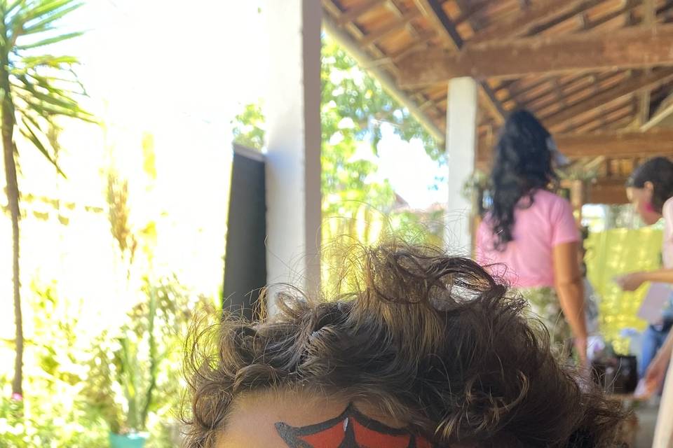 Pintura homem aranha