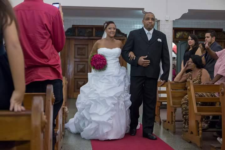 Entrando na igreja