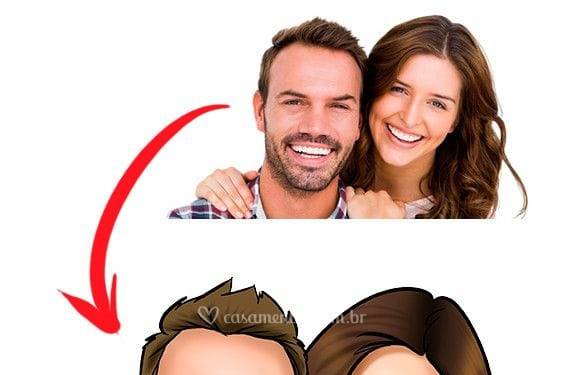 Antes e depois personalizadas