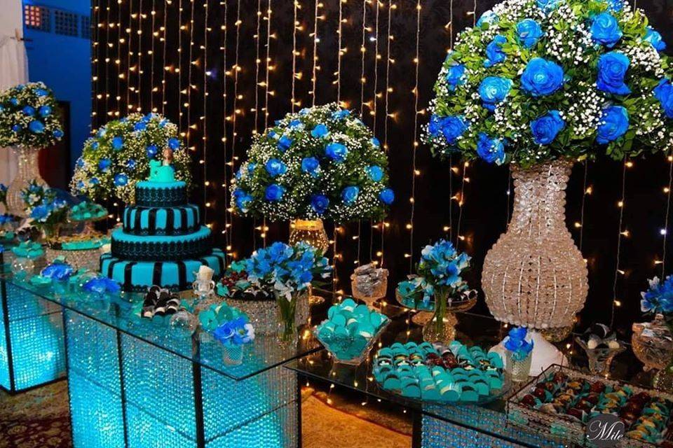 15 anos preto e azul