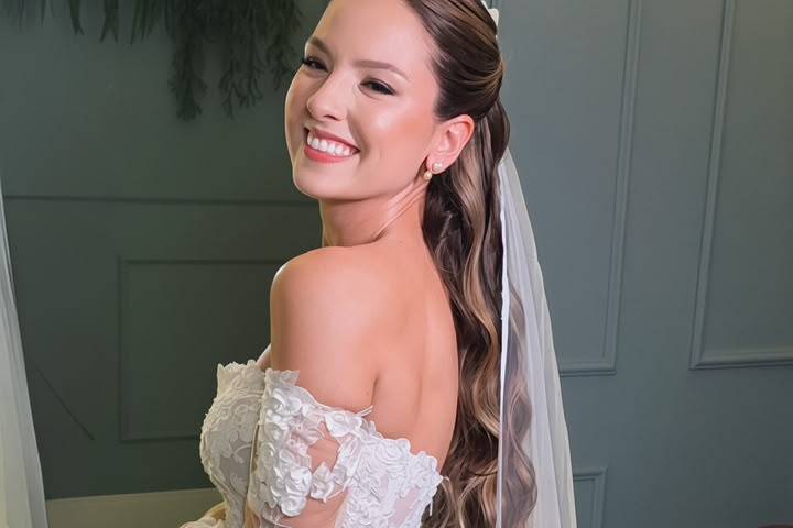 Maquiagem para casamento à noi