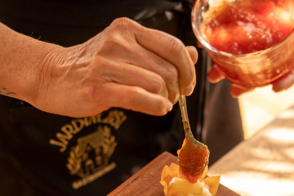 Gastronomia própria do espaço!