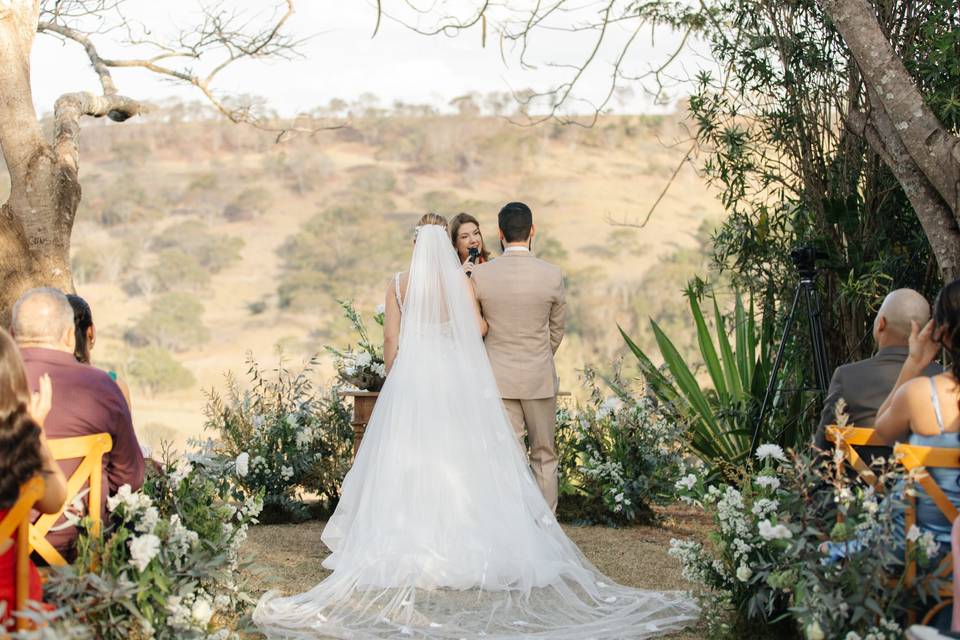 Casamento ao ar livre