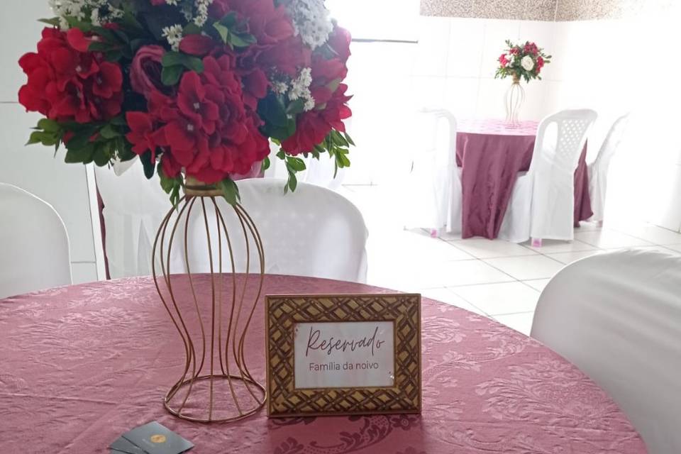 Arranjos para mesa de convidad