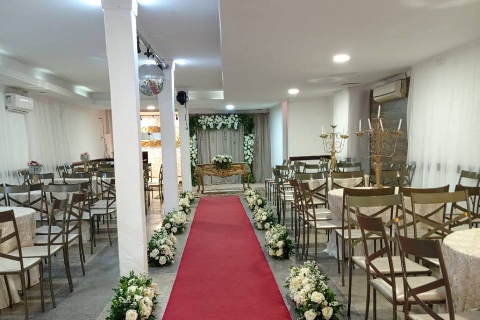 Casamento Verde e Branco