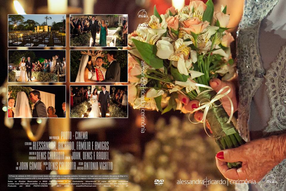 Capa dvd especial cerimonia