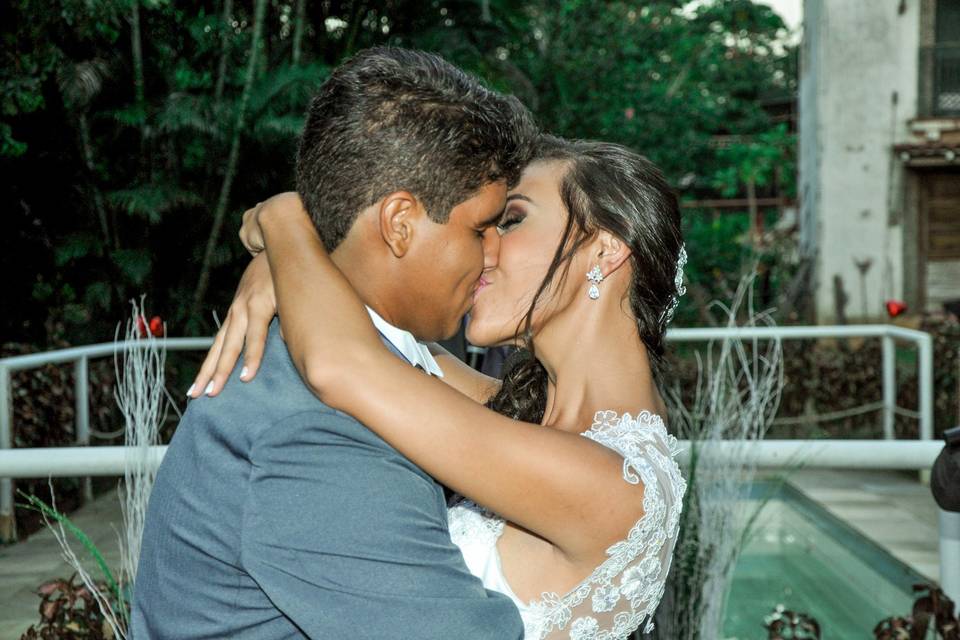 Beijo dos noivos!