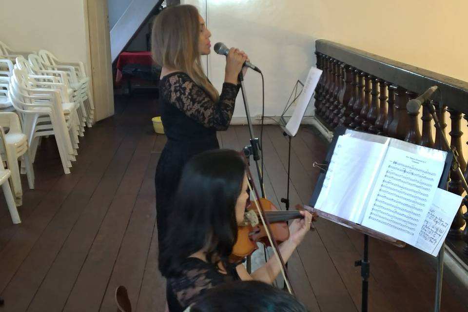 Voz e violino