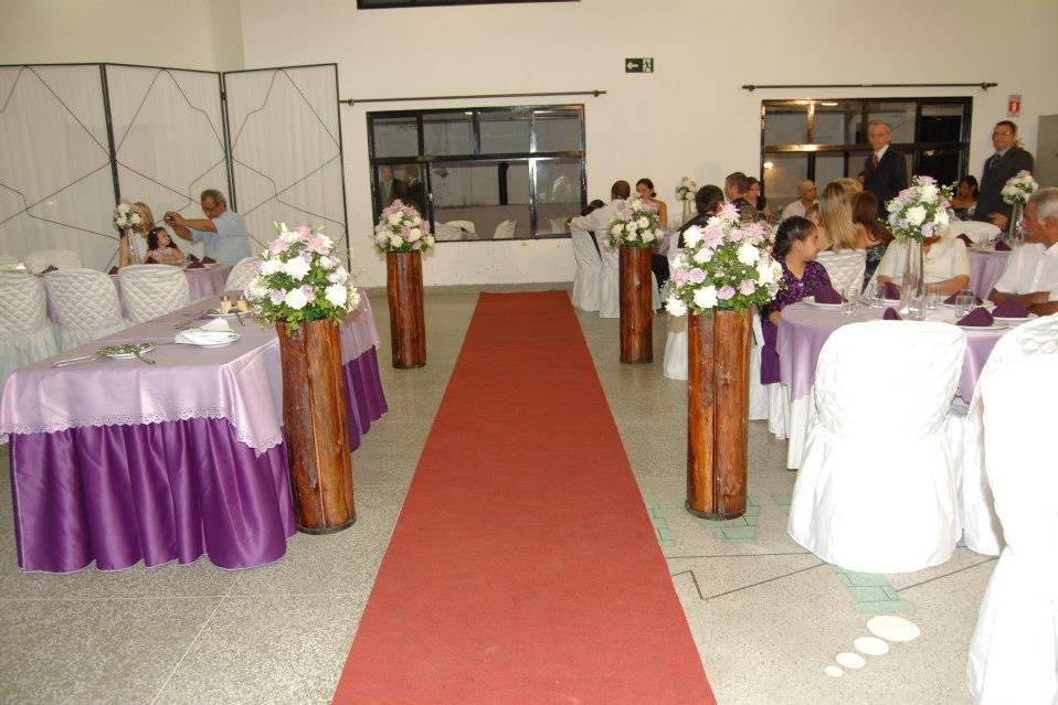 Mesa decorada