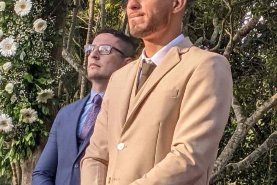 Noivo emociono !