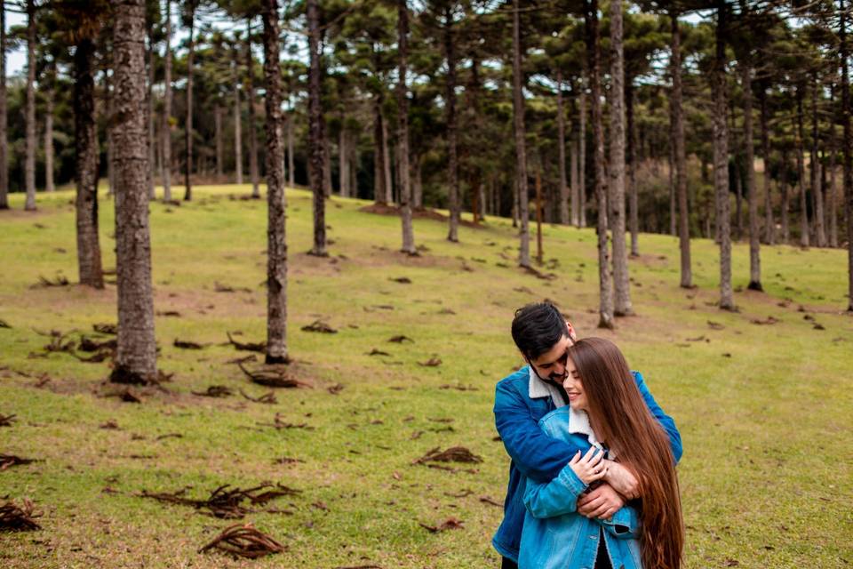 Pré-casamento no campo