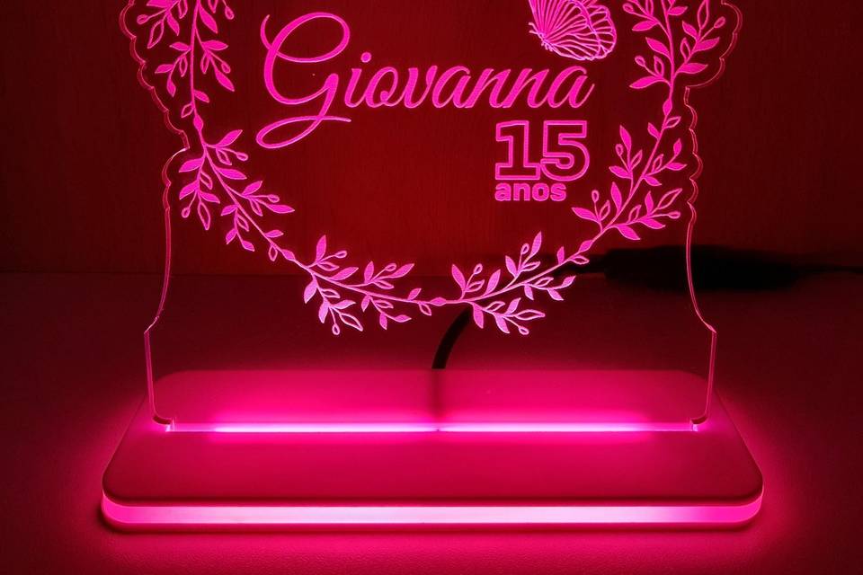 Luminária 15 anos