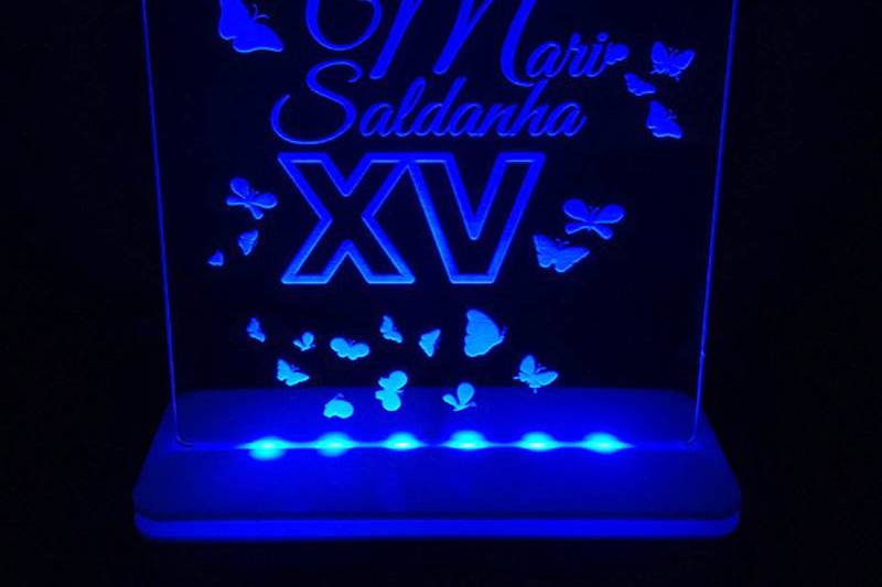 Luminária 15 anos