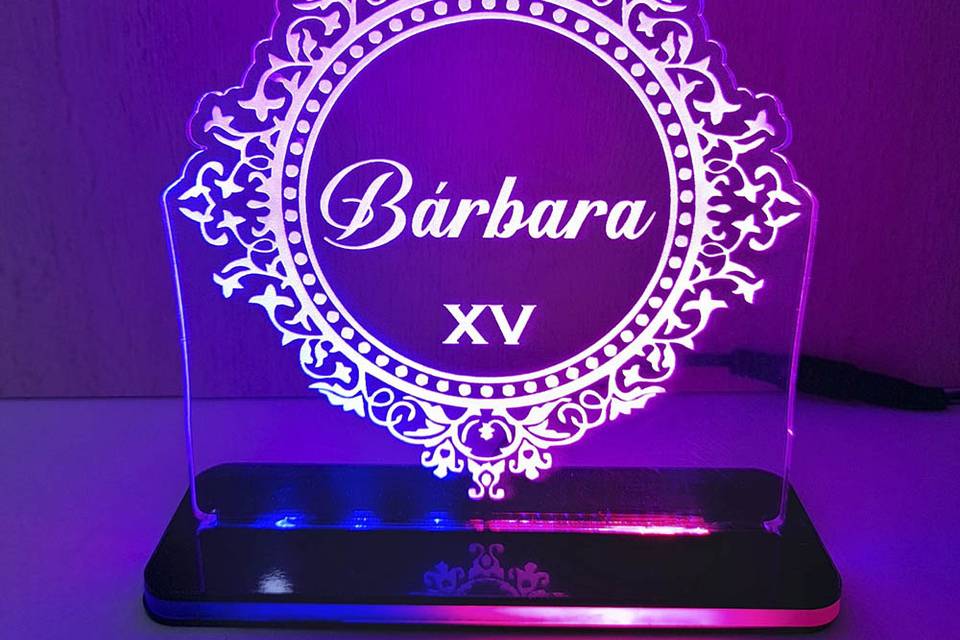 Luminária 15 anos