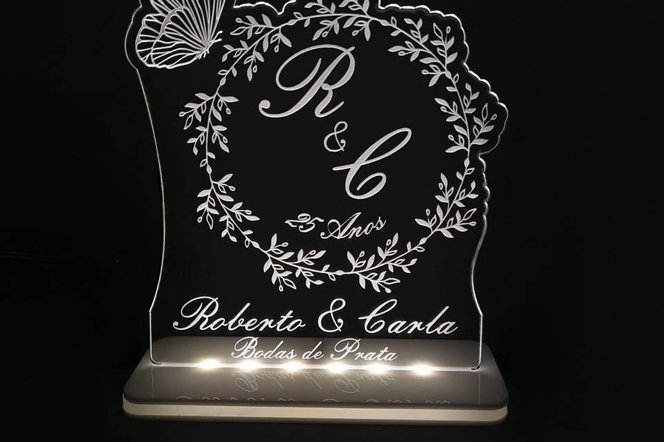 Luminária 15 anos