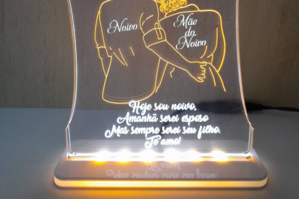 Luminária mãe do noivo