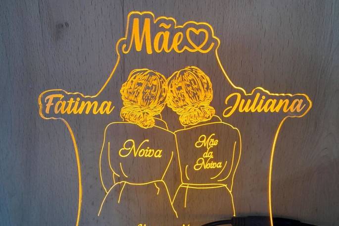Luminária mãe da Noiva