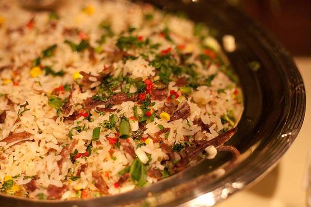 Arroz de carne seca